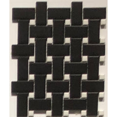 Abnormity Basket Weave (23X48+10.5X10.5,black)