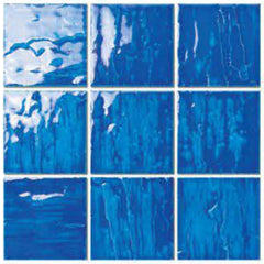 Swimming pool Crackle (97X97,Navy blue)