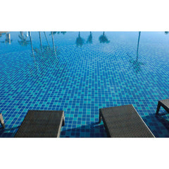 Swimming pool 2023（97X97，Blue）