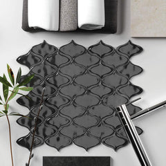 LANTERN CERAMIC MOSAICS（75X55，black）