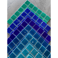 Swimming pool Crackle（48X48，Blue）