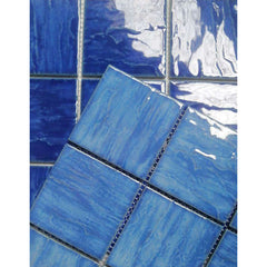 Swimming pool 2023（97X97，White-blue）