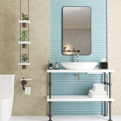 BEVEL PORCELAIN MOSAICS（95X45，Aquamarine）