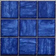 Swimming pool 2023（97X97，White-blue）