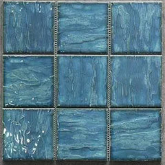 Swimming pool 2023（97X97，White-blue）