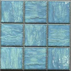 Swimming pool 2023（97X97，White-blue）