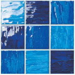 Swimming pool Crackle(97X97 ,Azure )