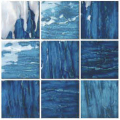 Swimming pool Crackle(97X97, Bluish blue)