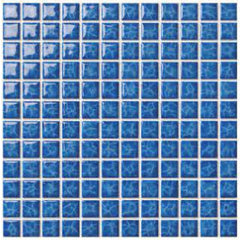 Swimming pool Crackle （23X23，Blue）