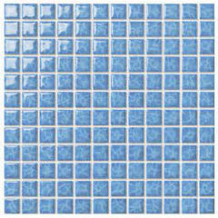 Swimming pool Crackle （23X23，Dack blue）