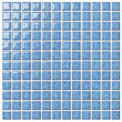 Swimming pool Crackle （23X23，Blue）