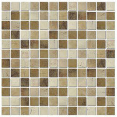 Marble look mosaic (23X23 ，brown)