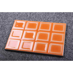 Rectangular Flower piece(120X180,Light orange)