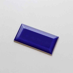 Rectangular Bevel(75X150,Azure Blue)