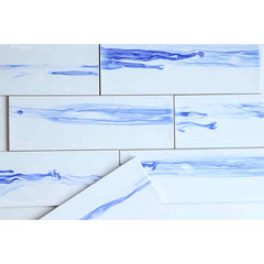 Rectangular Chinoiserie(100X300，Blue)