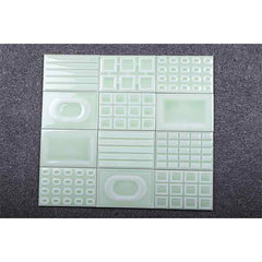 Rectangular Flower piece(120X180,Light Green)