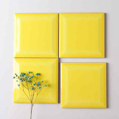 Rectangular Bevel(100X100,Yellow）