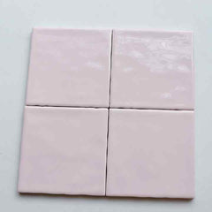 Rectangular Curved edge(100X100,Pink）