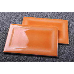 Rectangular Flower piece(120X180,Light orange)