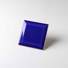 Rectangular Bevel(100X100,Dark Blue）