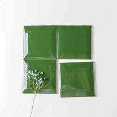 Rectangular Bevel(100X100,Dark Green）