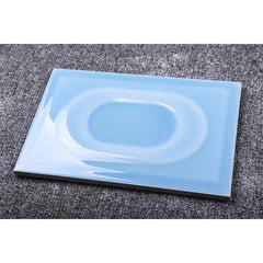 Rectangular Flower piece(120X180,Light blue)