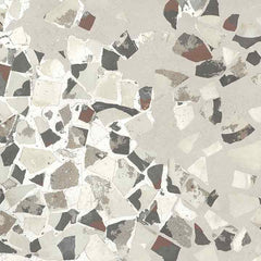 NewRoman Terrazzo(600X600,Dark gray marble)