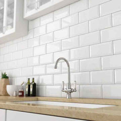 Rectangular Bevel(75X150,White )