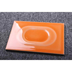 Rectangular Flower piece(120X180,Light orange)