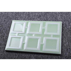 Rectangular Flower piece(120X180,Light Green)