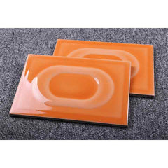 Rectangular Flower piece(120X180,Light orange)