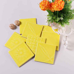 Rectangular lace (100X100,Yellow)