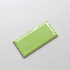 Rectangular Bevel(100X200,Light Green )